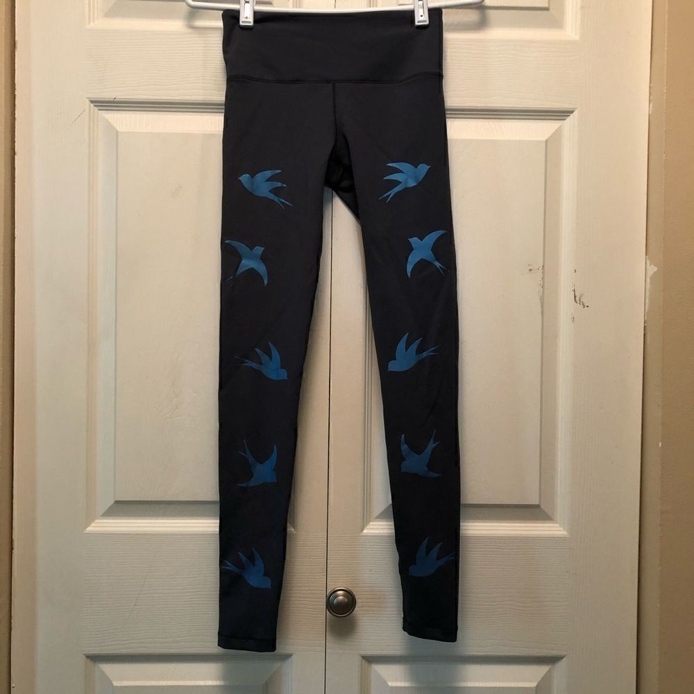 Noli Blue Bird Impact Leggings Size XS